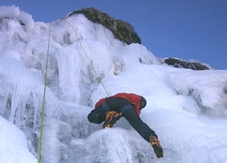 aprende a escalar en hielo